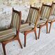 Set of 4 vintage teak chairs by R. Huber & Co., circa 60's