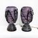 Exceptional Pair of Sculptural Murano Glass Table Lamps, Unique Piece, 1990