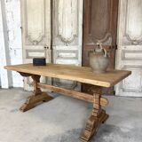 Raw bleached wood table