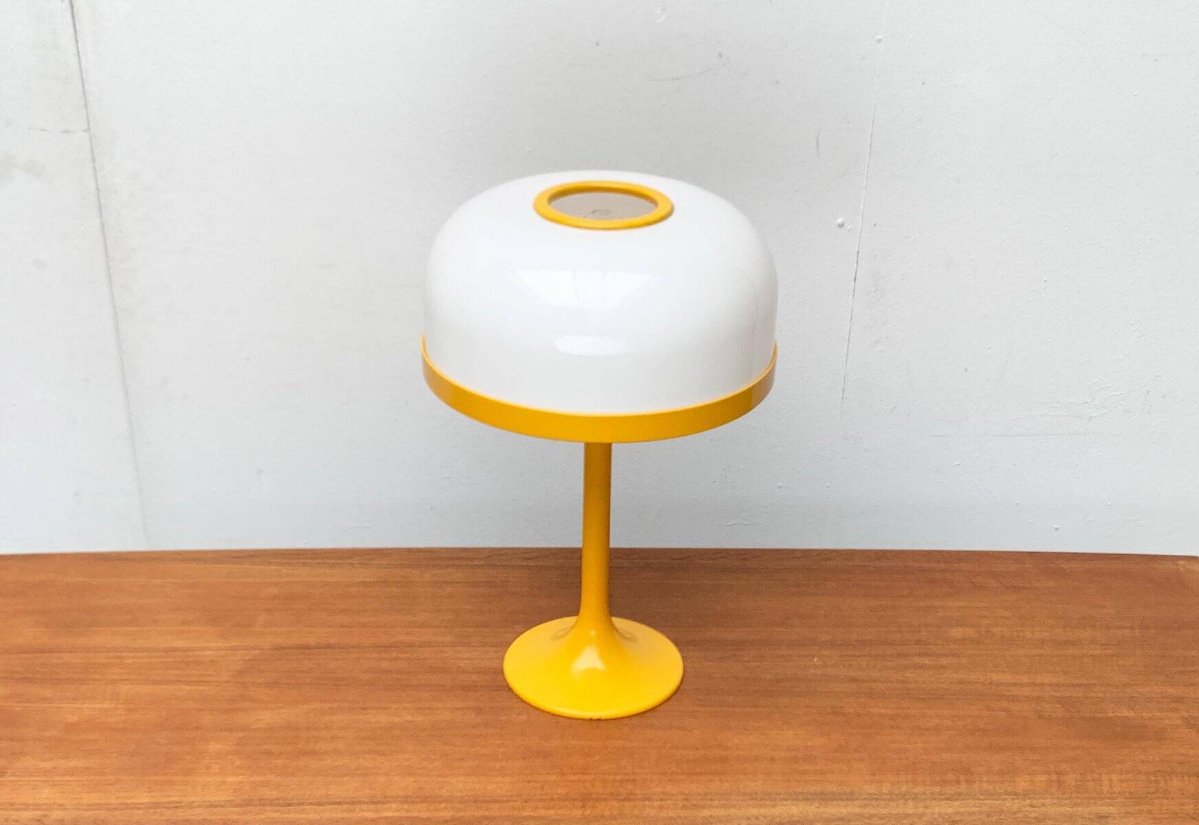 Lampe de table champignon allemande de l'ère spatiale Mid-Century de Kaiser Idell / Kaiser Leuchten, années 1960