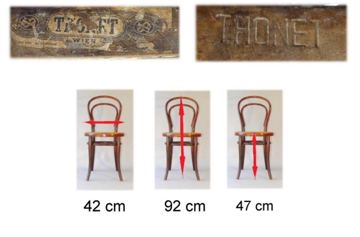 Bistrot de Vienne, chair Thonet N°25 Ca, 1880