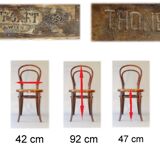 Bistrot de Vienne, chair Thonet N°25 Ca, 1880