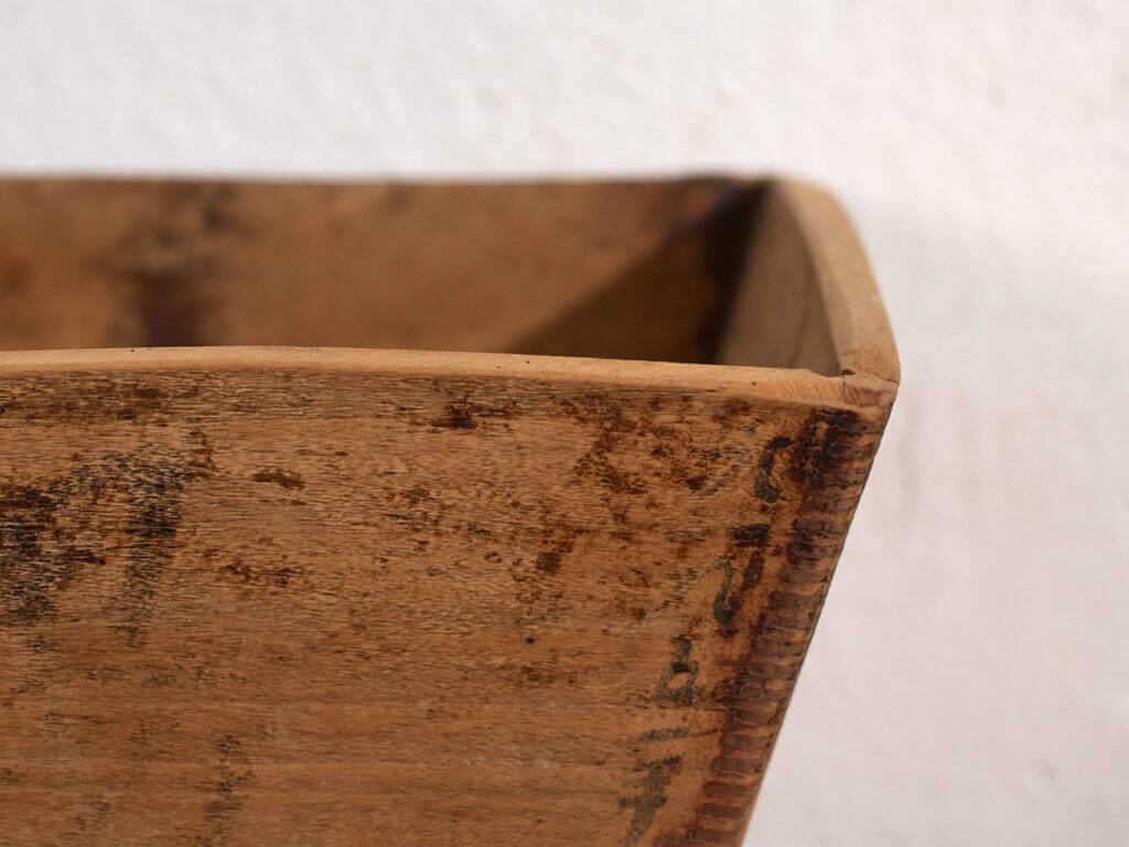 Bol carré wabi-sabi ancien (c.1920) #8