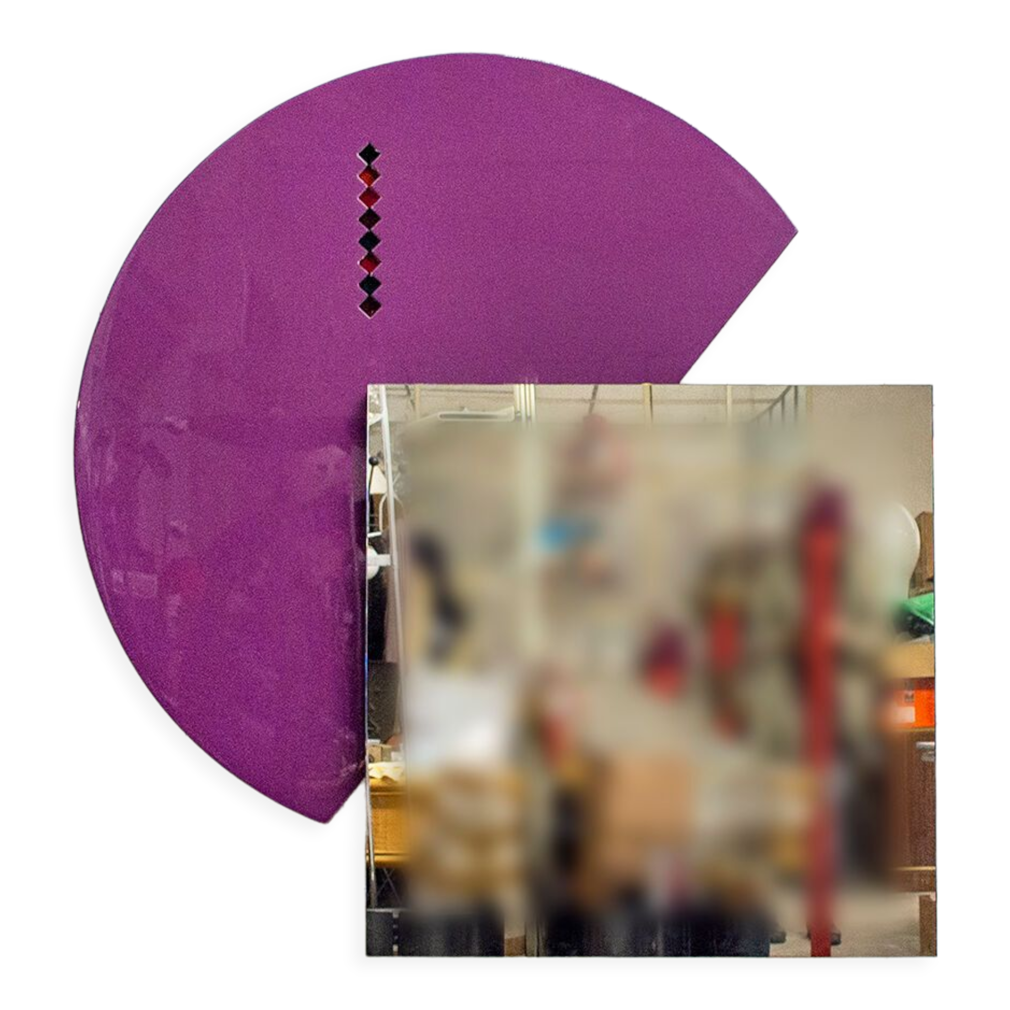 Postmodern wall mirror by Saporiti Italia, 80s