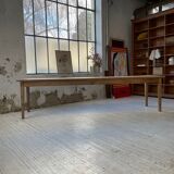 XL farmhouse table in beech and pine 3m