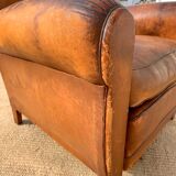 Leather club chair 1930
