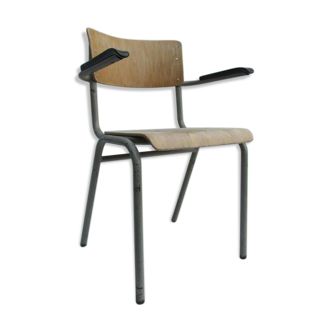 Chair with armrest bakelite school