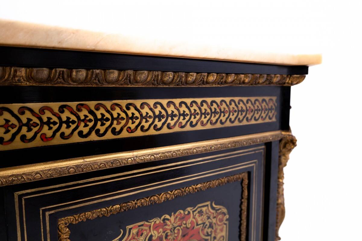 A unique set of Boulle chests of drawers, France, circa 1860.