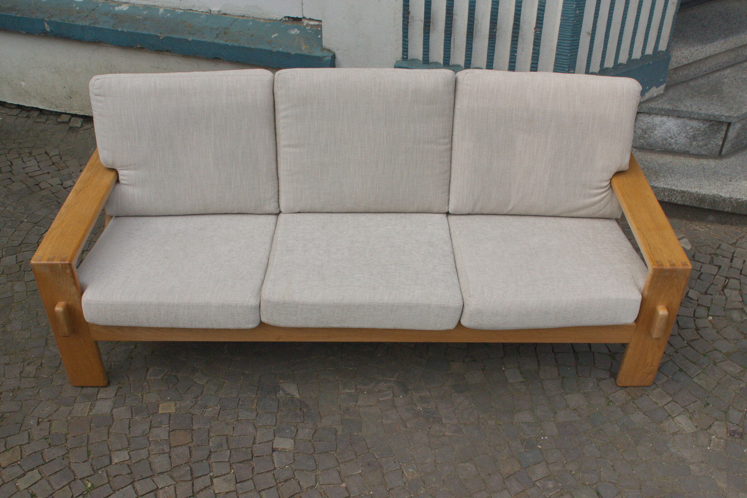 Mid century 3seater sofa from E. Pajamies for Asko, Finland, 1970s