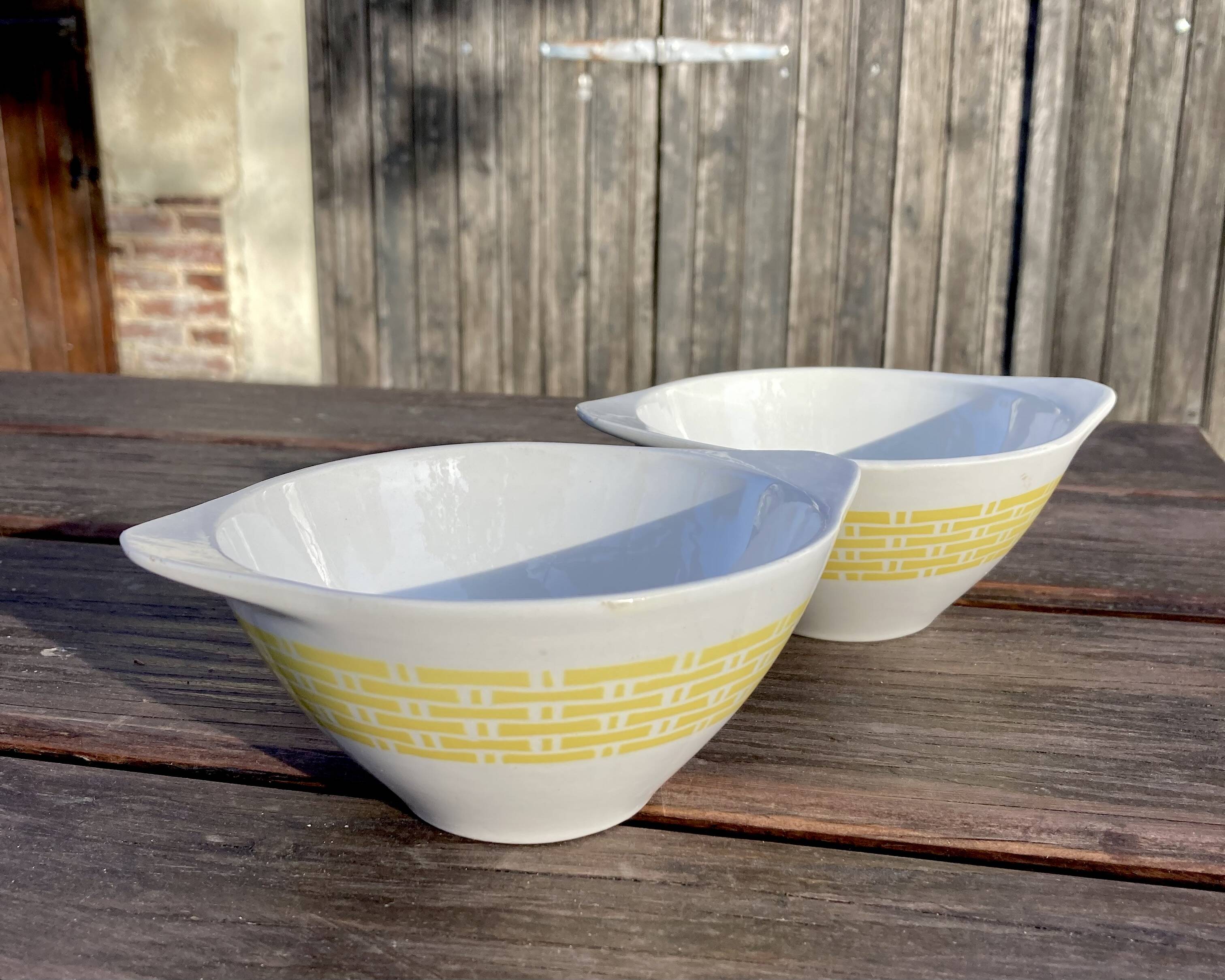 2 Badonviller bowls from the 50s