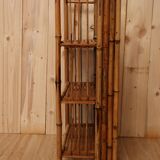 Foldable bamboo shelf