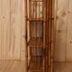 Foldable bamboo shelf