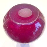 Vase ancien en verre soufflé à la bouche