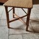 Table de salon de jardin rotin et osier