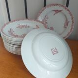 Hollow porcelain plates FF Pexonne