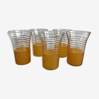 Lot de 5 verres, 1960