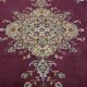 Rug with beautiful patterns in mainly red and yellow colours 296x203cm