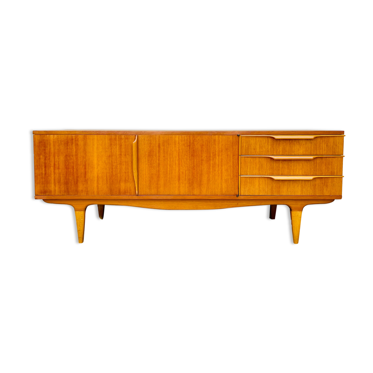 Scandinavian teak row