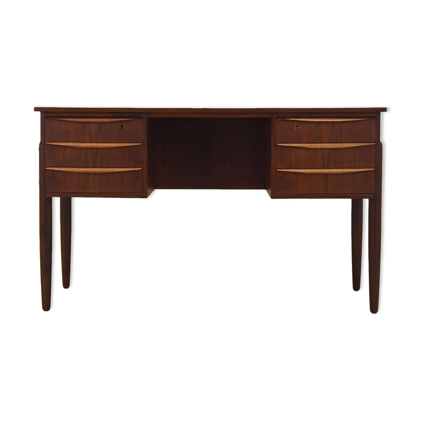 Teak desk, Danish design, 1960s, manufactured in Denmark