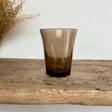 6 small smoked glasses