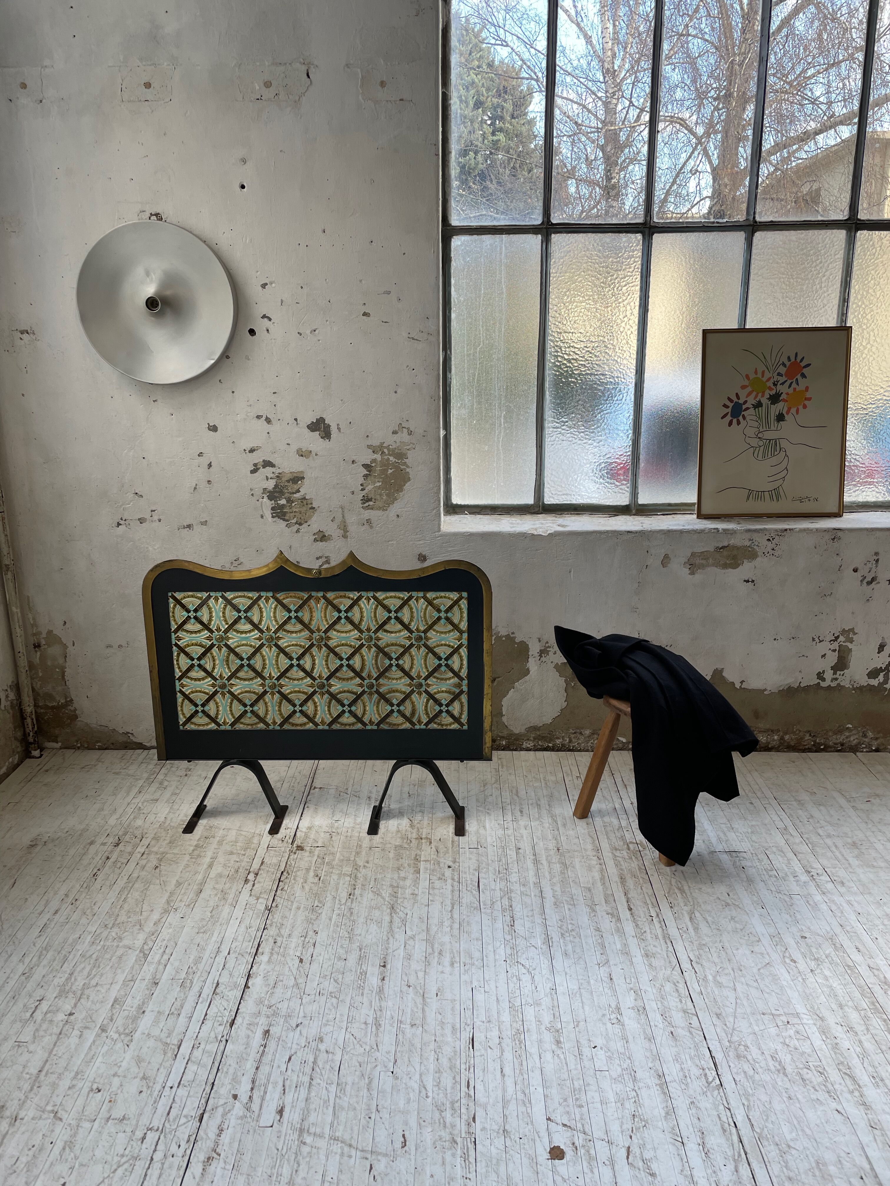 Firewall cast iron and ceramics 50s