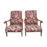 Pair of vintage 1950 armchairs