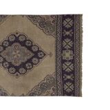 Oushak runner turkish hand knotted distressed rug 2'6" x 11'5"