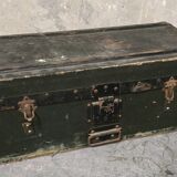 Antique wooden and metal trunk – Industrial/military style