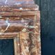 Louis XIV style fireplace in brown marble, 19th century