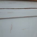 Pastel and wood confectionery Parisian buffet