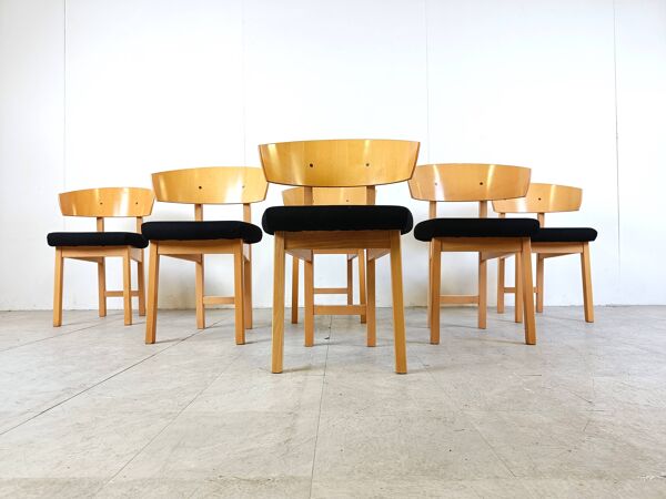 Chaises de salle à manger vintage Ikea par Niels Gammelgaard, 1990