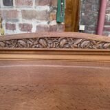 Set of solid oak headboards and footboards from the 1930s