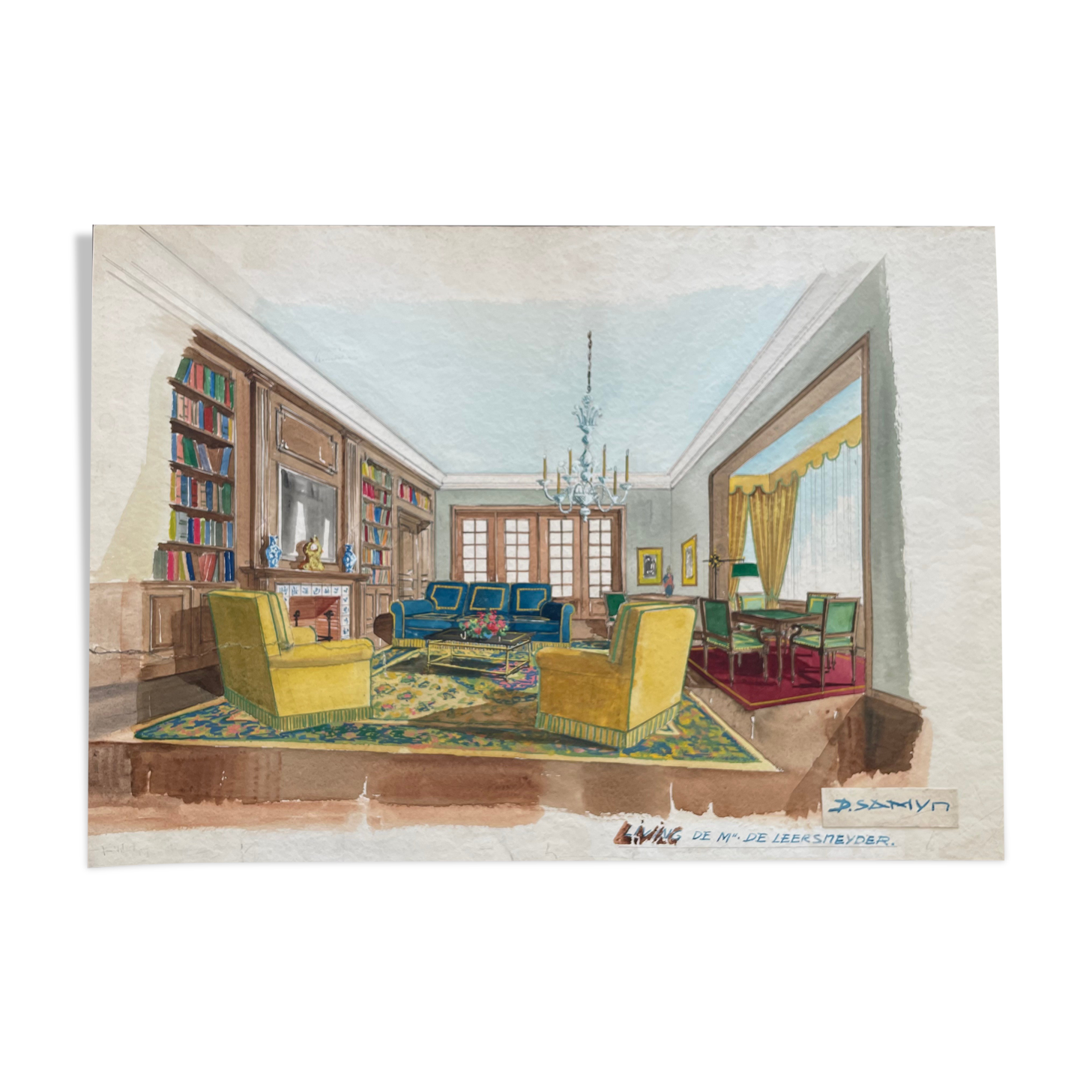Decorative art painting interior architecture nineteenth century