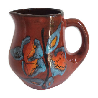 Ceramic pitcher signed "Bresse" in the 1960s