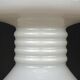 Vintage table lamp in white opaline glass, Italy, 1970s