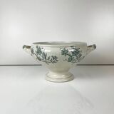 Soupière terre de fer Pexonne "Lucrèce" XIXe, vert