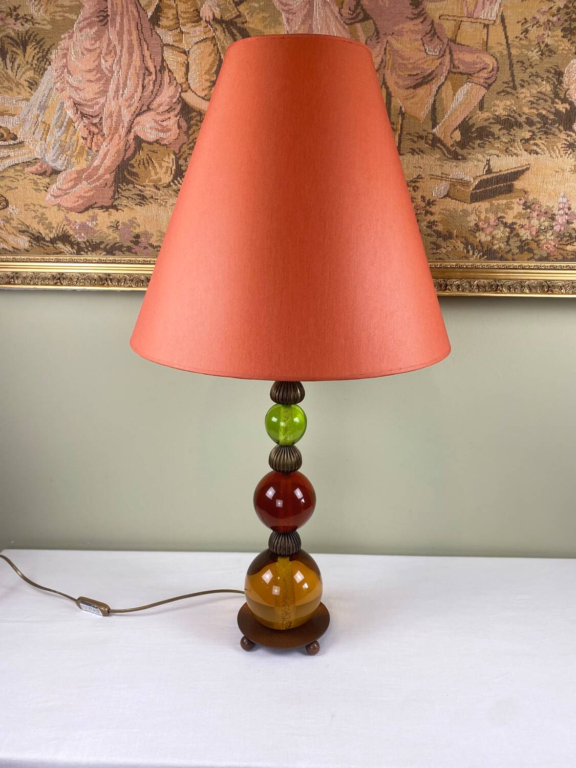 Large vintage decorative lamp
