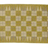 Scandinavian 20th century modern flat weave rug, 234 X 157 cm (92 X 62 in)