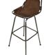 Tabouret de bar vintage Dal Vera sélectionné par Charlotte Perriand design 'Les Arcs'
