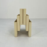 Porte-magazines beige par Giotto Stoppino pour Kartell, 1970