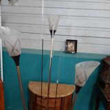 Lampadaire roseaux années 50