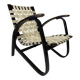Fauteuil lounge noir par Jan Vanek