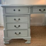 Desk, counter and solid wooden display