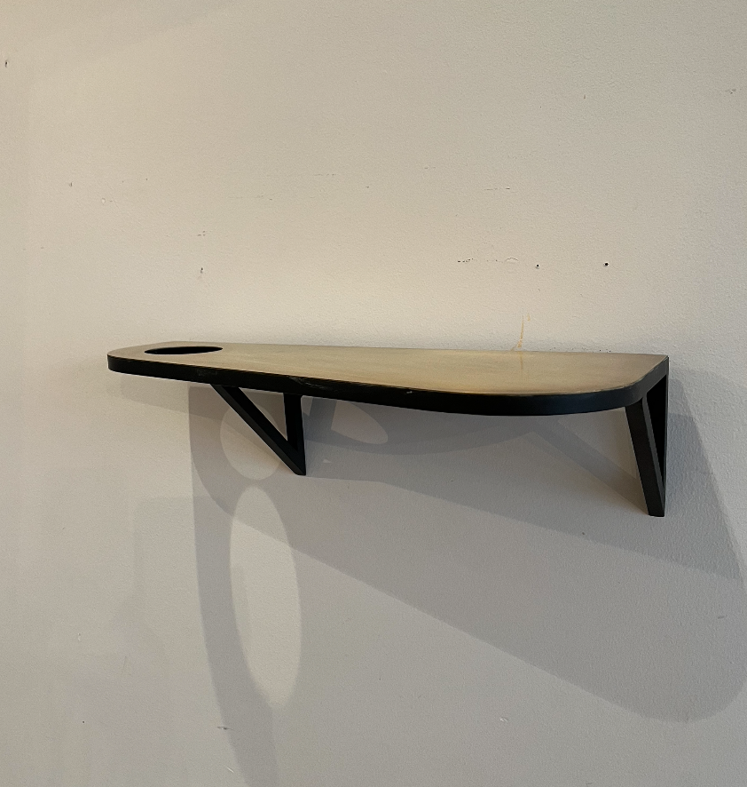 Wall shelf Jean in Serax gilded metal