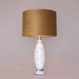 Set of 2 porcelain table lamps by Le Dauphin, 1970s