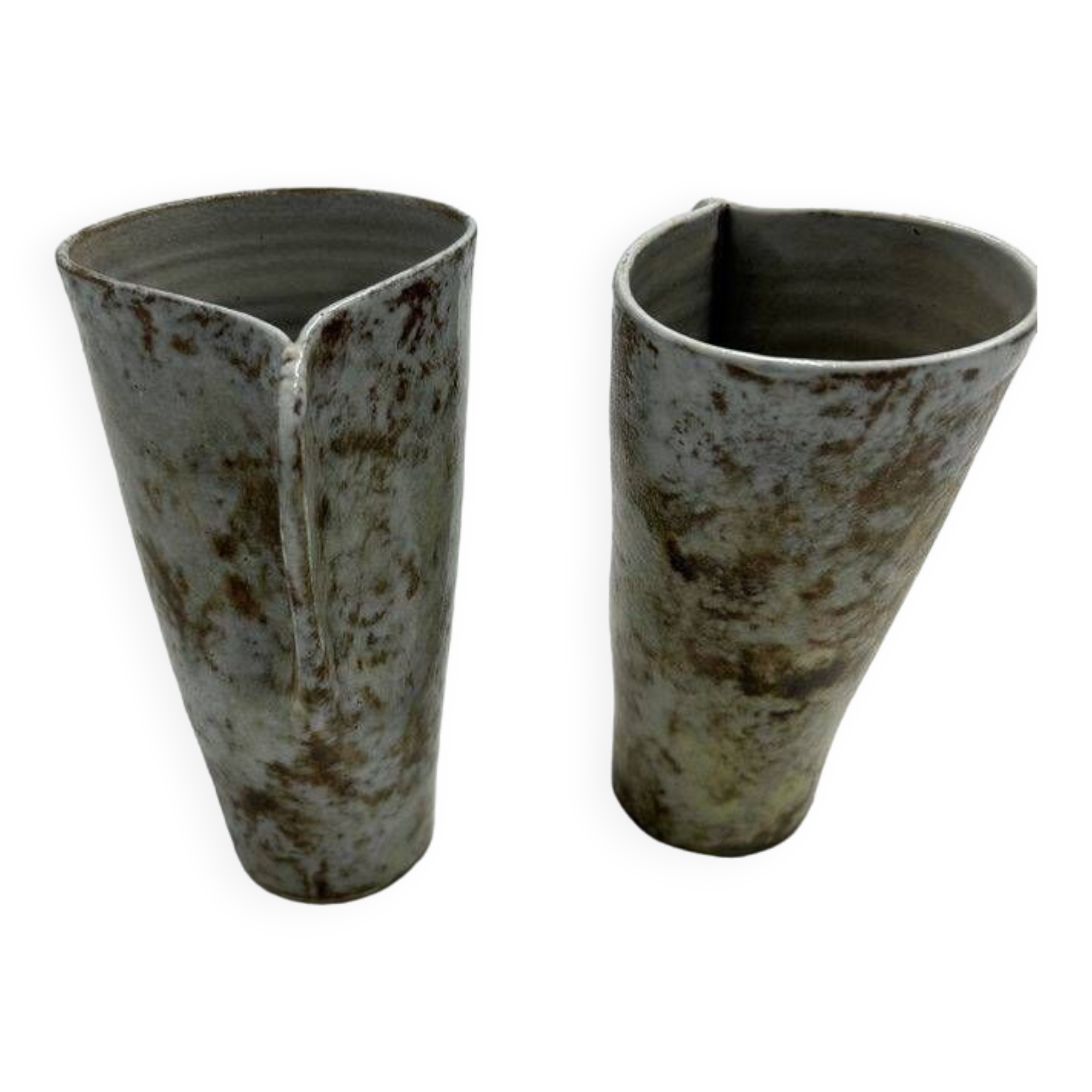 Ceramic mugs by alexandre kostanda (1921-2007)