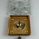 60s 70s ceiling lamp or wall lamp Germany Ice Glass Space Age Design