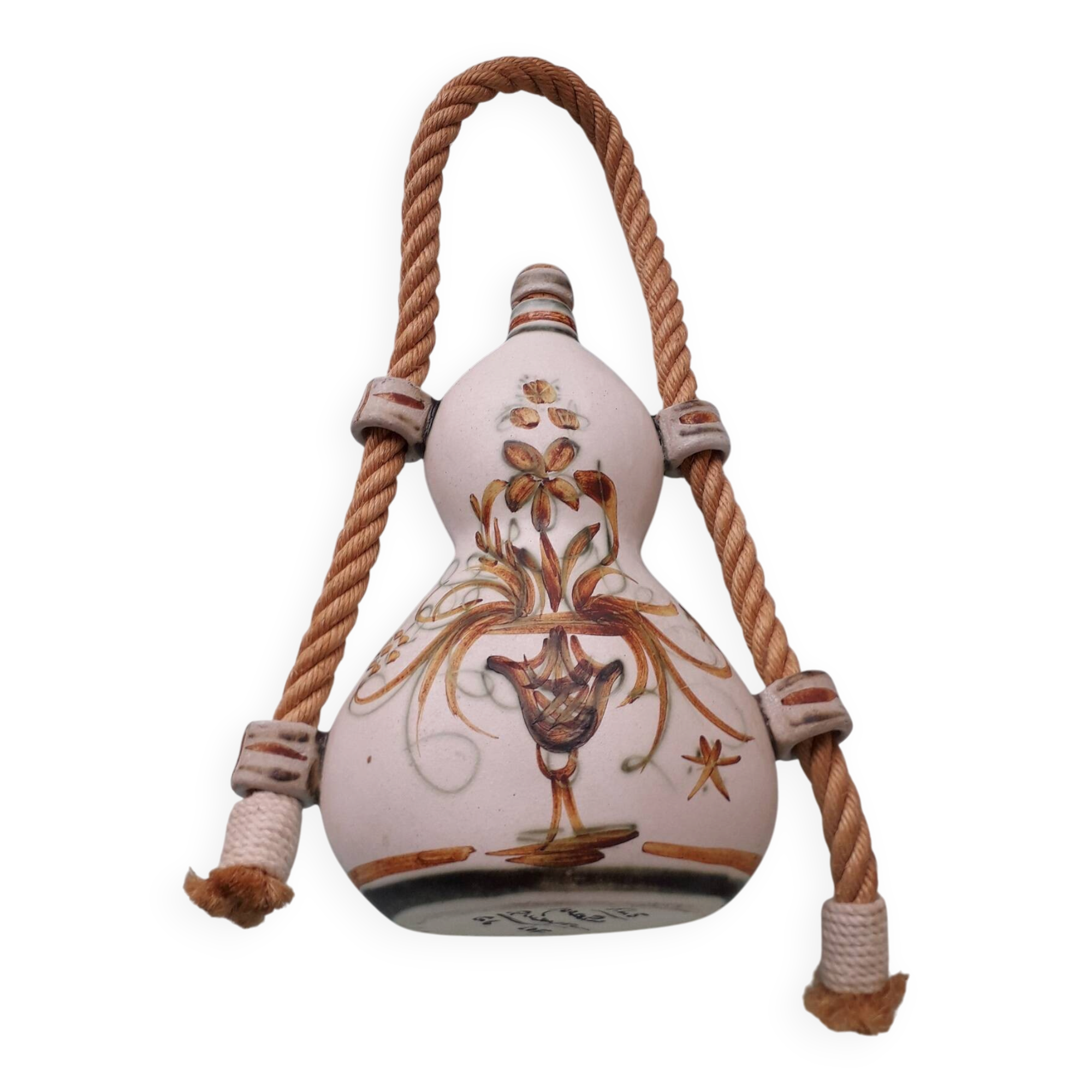 Quimper Kéraluc faience flask