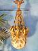 Glass paste lustre suspension Italy 1950s