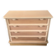 Pink chest of drawers four drawers